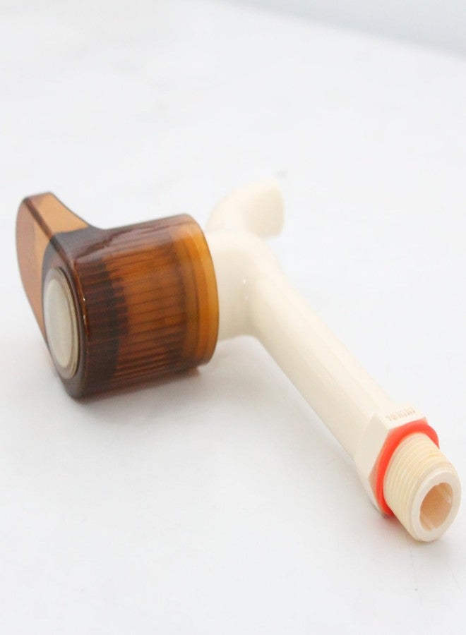 NEW WARE PVC Long Body Bib Tap with Wall Flange | Hot & Cold Water Faucet for Kitchen, Bathroom & Wash Basin - Image 4